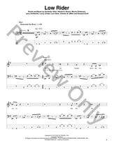 Low Rider Guitar and Fretted sheet music cover